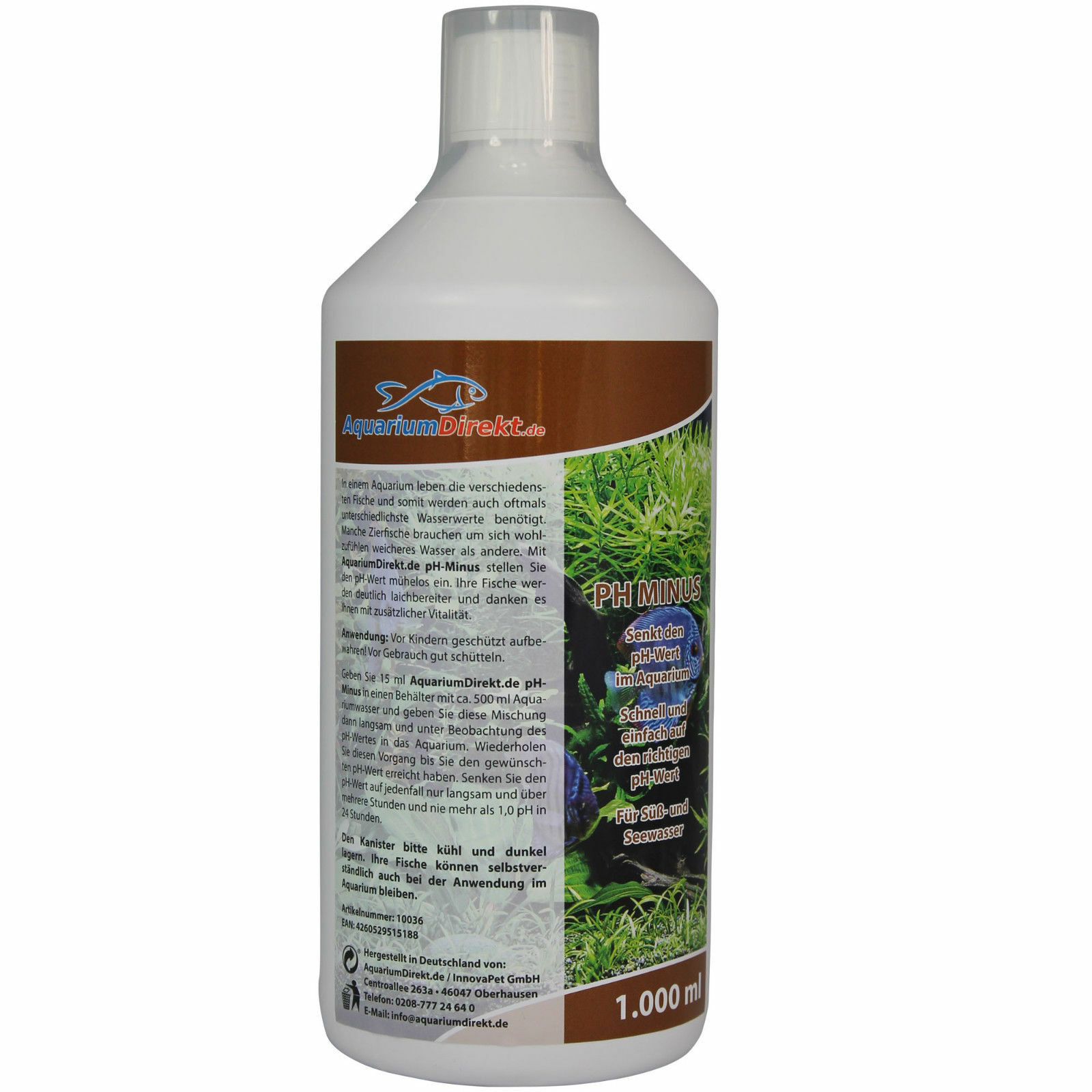 Aquarium pH Minus 1000 ml pH Senkung flüssig Eichenextrakt eBay