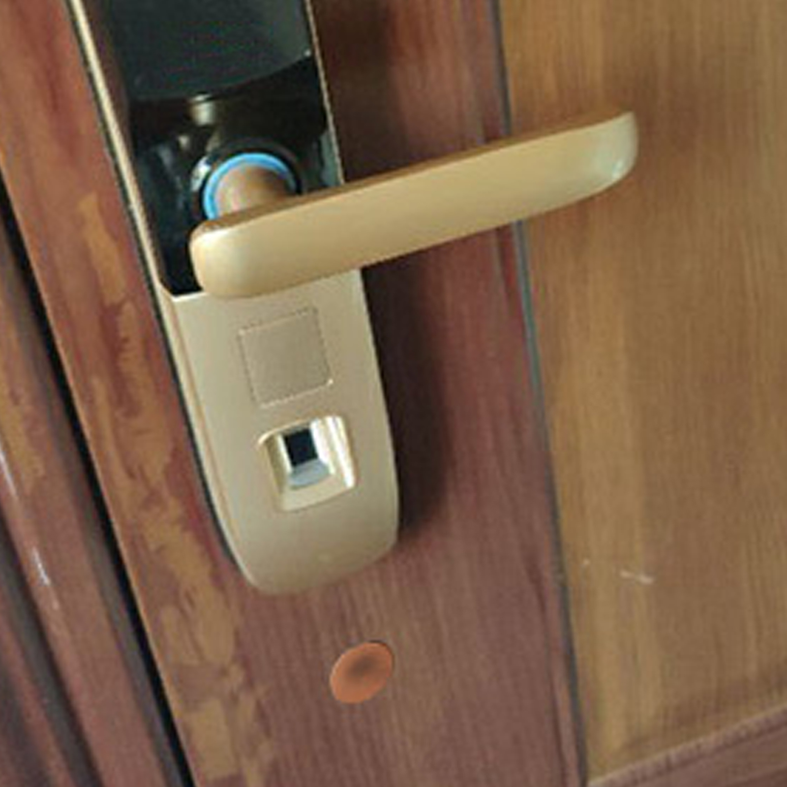 Deadbolt Hole Cover Round Door Plate for Home Security Matte Black eBay