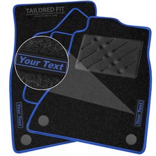 To Fit Peugeot 206 1998-2005 Tailored Black Car Mats + Custom Badge [FM]