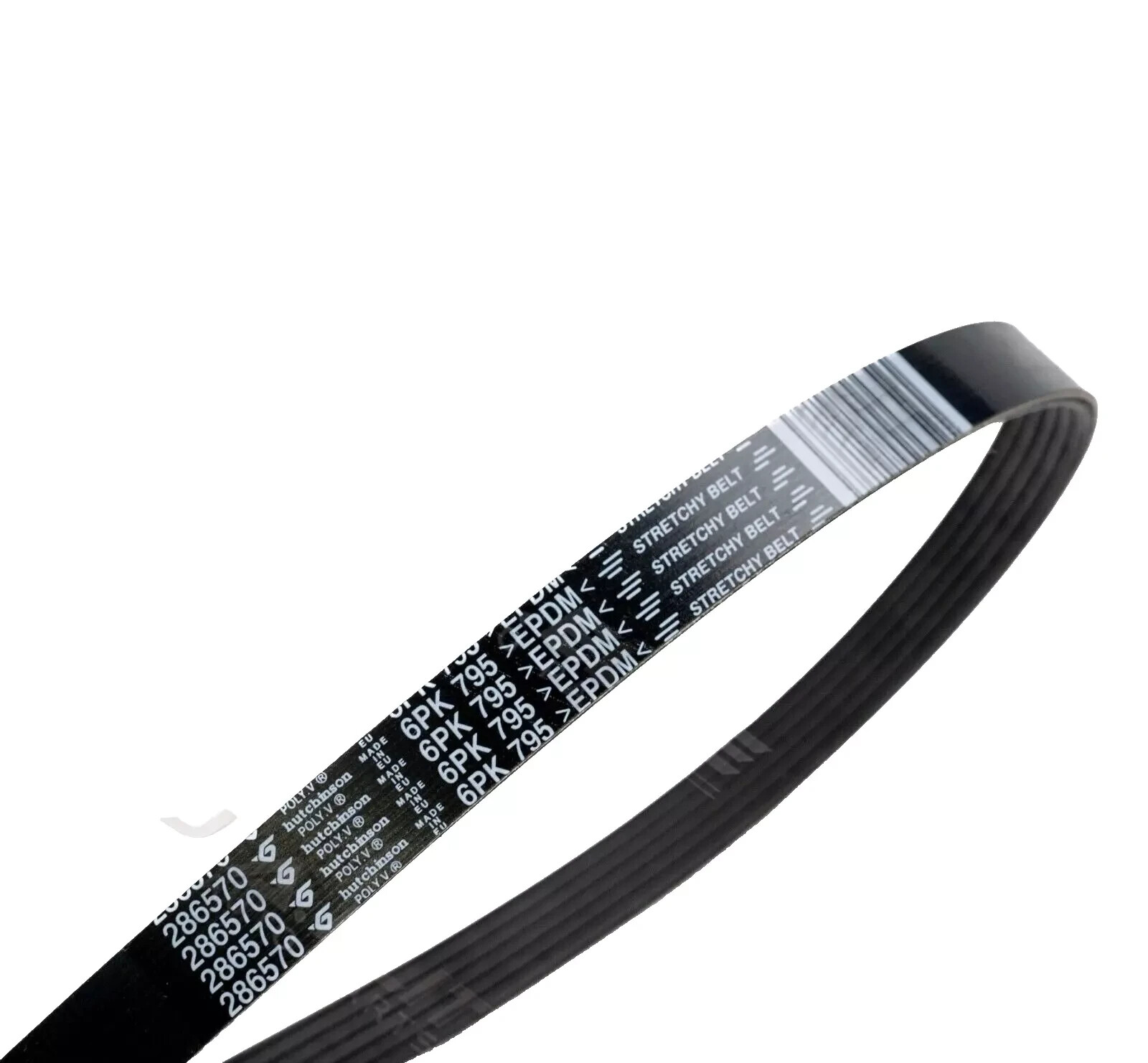 Genuine Short Alternator Belt fits Maserati Quattroporte Levante Ghibli 286570