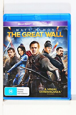 The Great Wall (Blu-ray, 2016)   Region B- Preowned