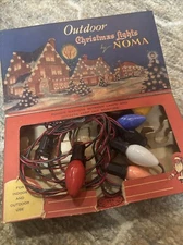 EXCEPTIONAL 1936 Christmas Graphics,1930s Holiday Decor,Noma  Mazda Lamps Lights