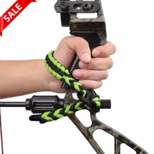 1 pc Compound Bow Wrist Slings For Adult Hunting Archery Accessories Green color