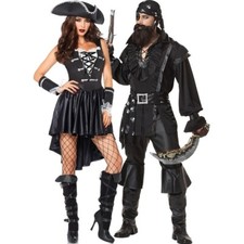 Men's Pirate Costume Halloween Cosplay Outfit for Adventurous Buccaneers