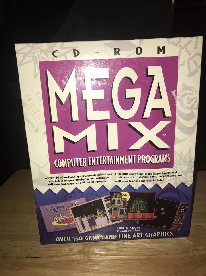 Mega Mix Computer Entertainment Programs CD-ROM  Factory Sealed  IBM & 100% Comp - Image 2 of 4