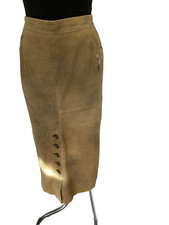 ++  Julius Lang  ; Butterweicher Landhaus Lederrock Midi Unterfüttert  40