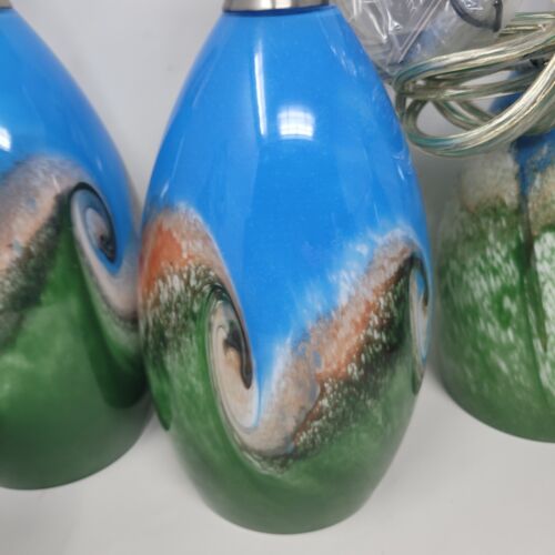 ELK Lighting Pendant Art Glass 10077/1 Geologic Blue Multicolor Buy 1,2,3,4,5 - Picture 13 of 15
