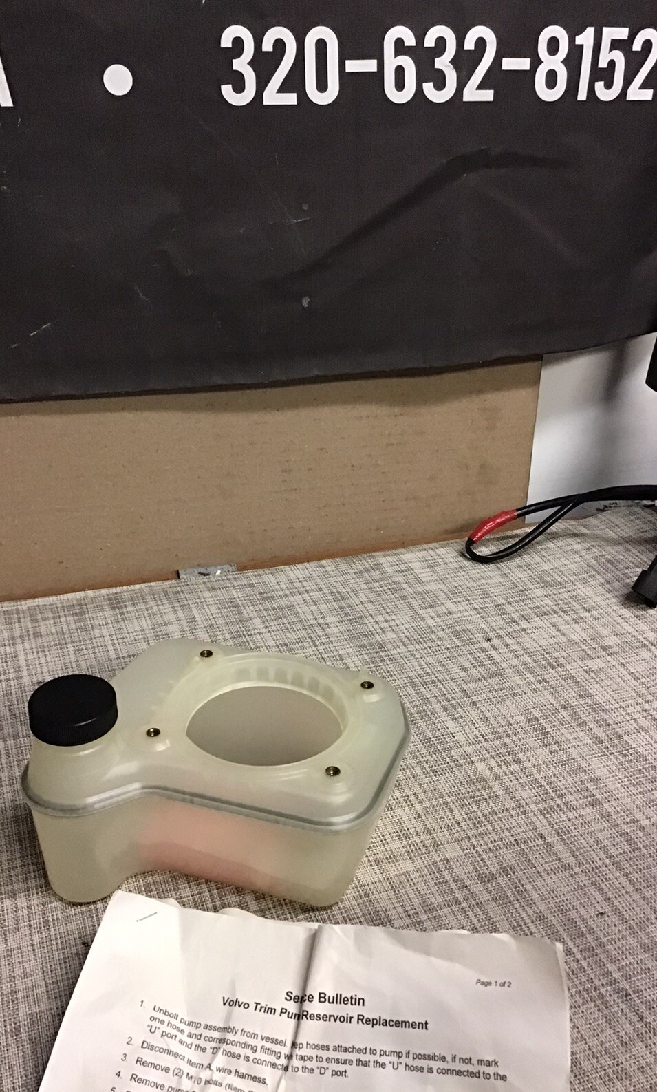 OEM 0250p6 Volvo Penta Trim Tilt Reservoir 3861570 for sale online 