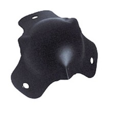 1 PIECE - BLACK PLATED METAL BOX CORNER PROTECTOR WITH 3 MOUNTING HOLES GC-304B