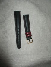 genuine leather Hadley Roma watchstrap watch band strap 18mm forest burgundy gol