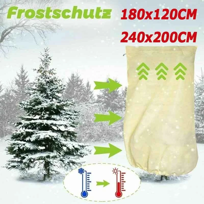 Olivenbaum Winterschutz 2 Stck Winterschutz Fr Pflanzen 80x100cm -  Frostschutzhauben Mit Reiverschluss & Kordelzug
