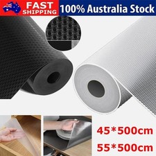 5M Shelf Liner Cabinet Liner Non-Adhesive Refrigerator Cupboard Drawer Liner AU