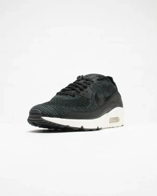 Nike NikeLab Air Max 90 Flyknit Black/Sail Low Top Sneaker MENS 9.5 NIB