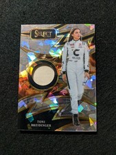 2025 Panini Select NASCAR Racing Sparks Relic #S-TBG Toni Breidinger Ice Prizm
