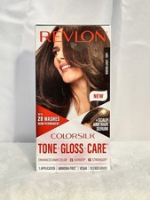 REVLON COLORSILK TONE GLOSS CARE DEMI PERMANENT HAIR COLOR 6 LIGHT BROWN Sealed