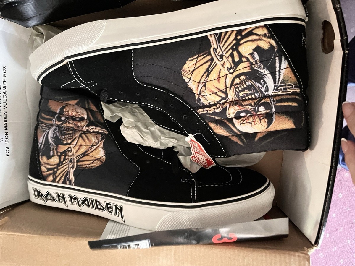 2008 Vans Sk8-Hi Iron Maiden 