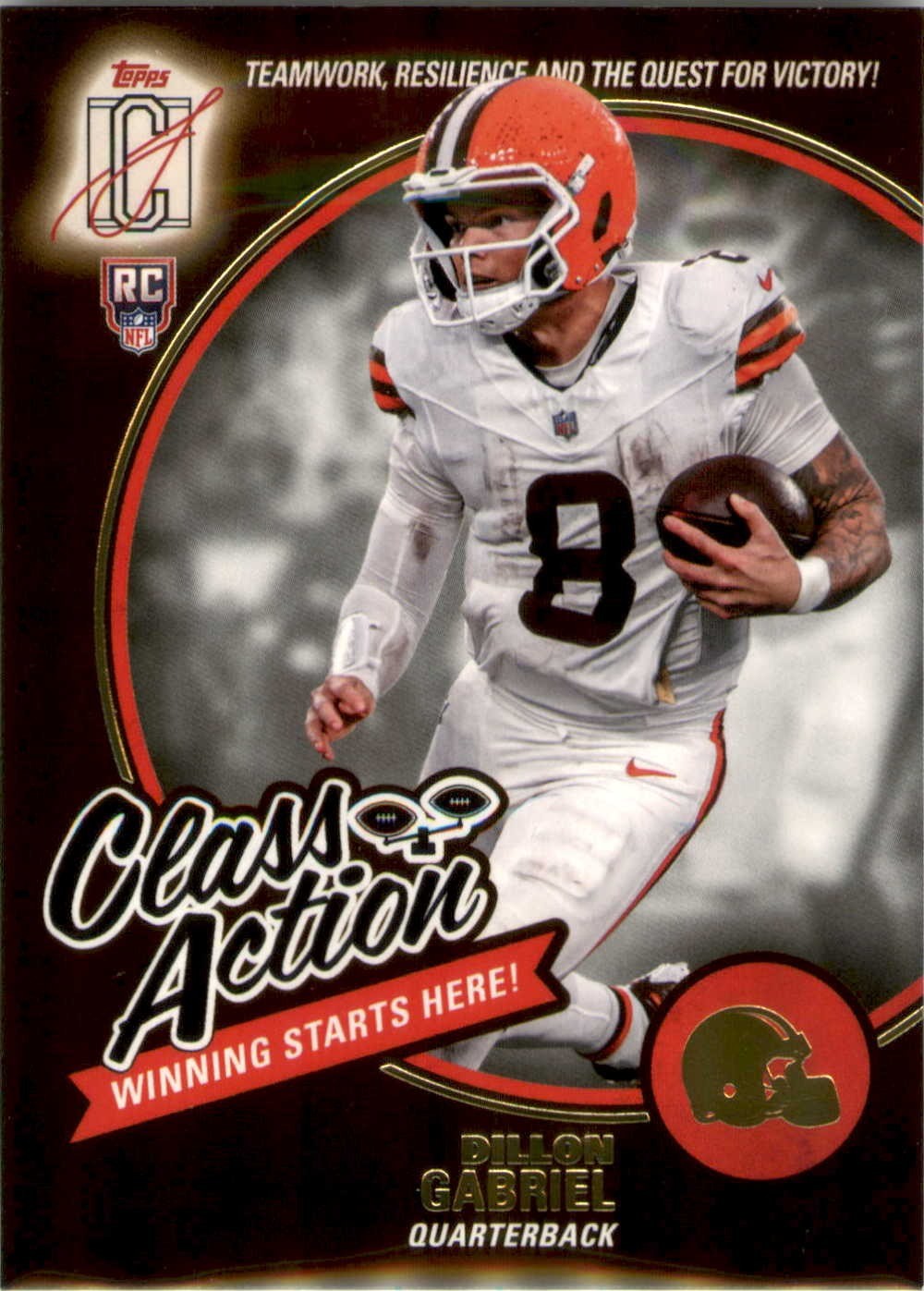 2025 Topps Signature Class #CA-8 Dillon Gabriel Class Action