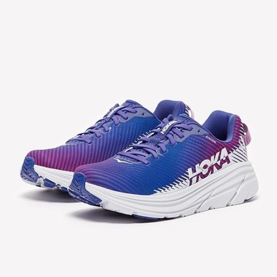 New Women's Hoka One One Rincon 2 Running Shoes Size 9.5 Purple/White