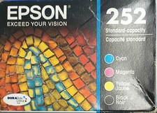 Epson - 252 4-Pack Ink Cartridges - Black/Cyan/Magenta/Yellow EXP:2025