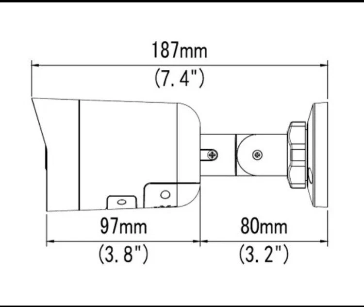 Geovision GV-TBL8804 8MP AI H.265 IR Outdoor Bullet IP Security Camera, Super Lo - Image 3 of 4