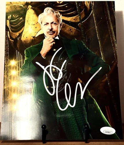 JEFF GOLDBLUM SIGNED 8x10 Photo JSA COA WICKED the Wizard B - Afbeelding 1 van 3