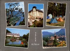 Valea Oltului Romania vintage postcard q837