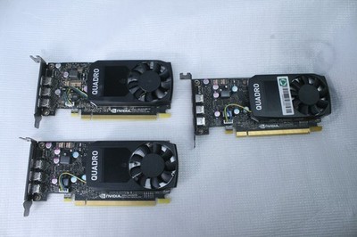 LOT OF 3 NVIDIA QUADRO P400 2GBT GDDR5 VIDEO GRAPHICS CARD  LOW PROFILE  (T7-B2)