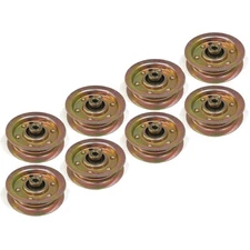 (Pack of 8) Flat Idler Pulley for AYP 532173438, 532104360, 532131494, 918131494