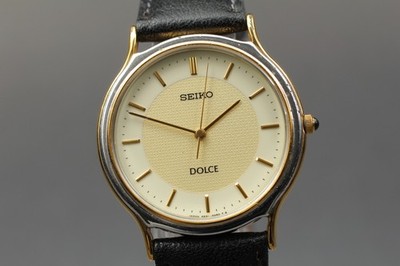 SEIKO DOLCE レディース 時計 5E61-0A20 Vintage 2001 [EXC+5] SEIKO Dolce 5E61-0A20 White shell 32mm QZ