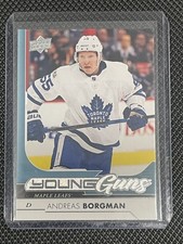 Andreas Borgman - 2017-18 Upper Deck Series 1 Young Guns #229 - Maple Leafs