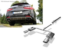  Duplex Racinganlage für Kia Optima 2 JF Sportswagon 2.0l GT je 160x90mm oval