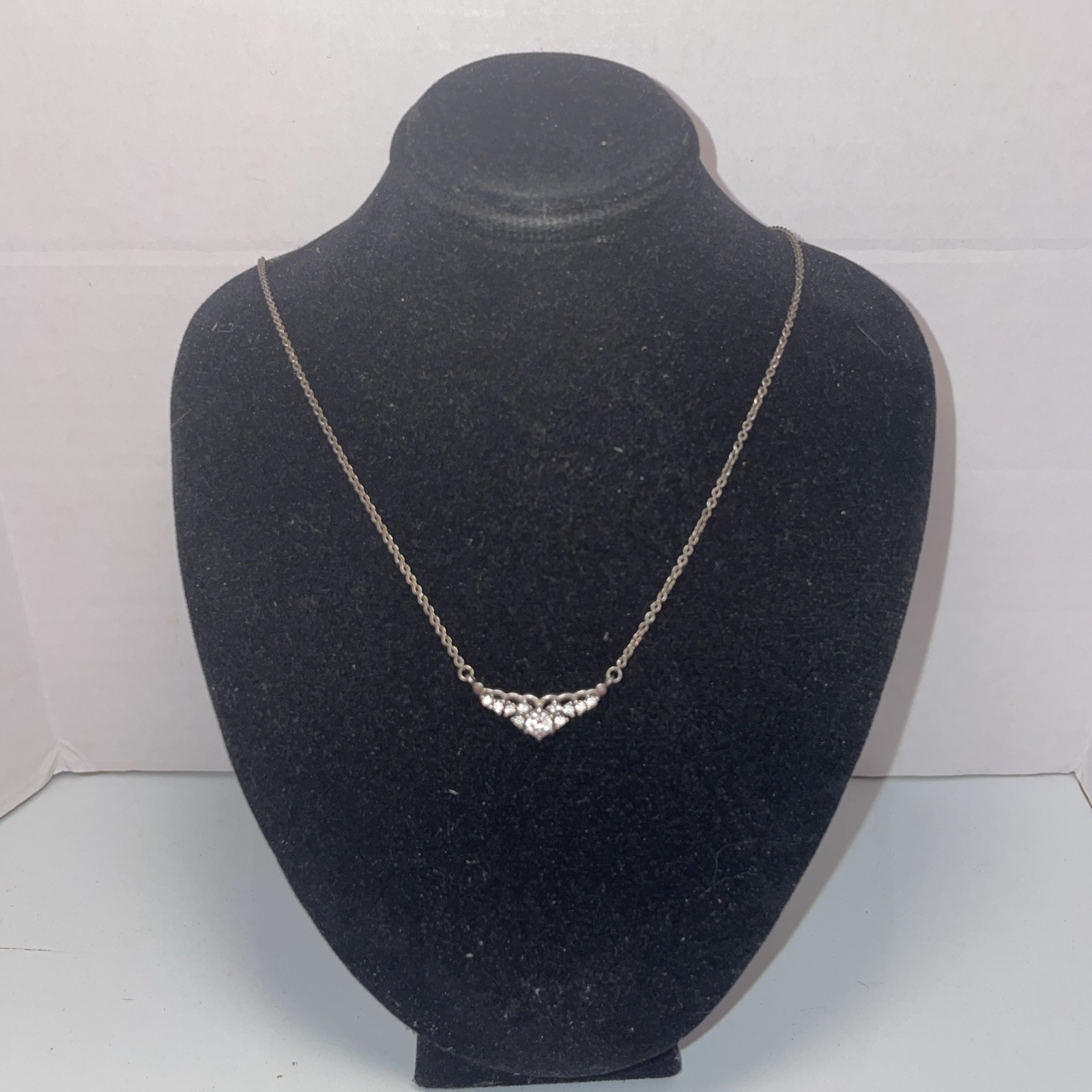 beautiful Solid 925 Sterling silver rindstone nec… - image 1