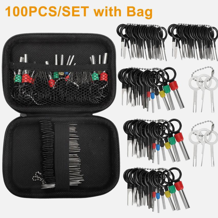Terminal Pin Removal Tool Kit Depinning Electrical Connector Pin Extractor Tools