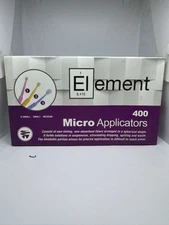 Element Micro Applicators 400 Pack – Dental Micro Brush Applicator Sticks Small
