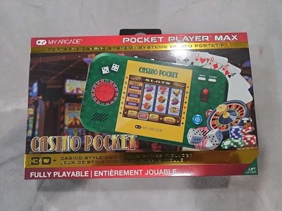 My Arcade Casino Pocket Player Max 30+ Casino Style And Puzzle Games New In Box