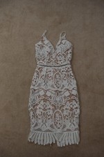 Fashion Nova Women’s White Lace Dress XS