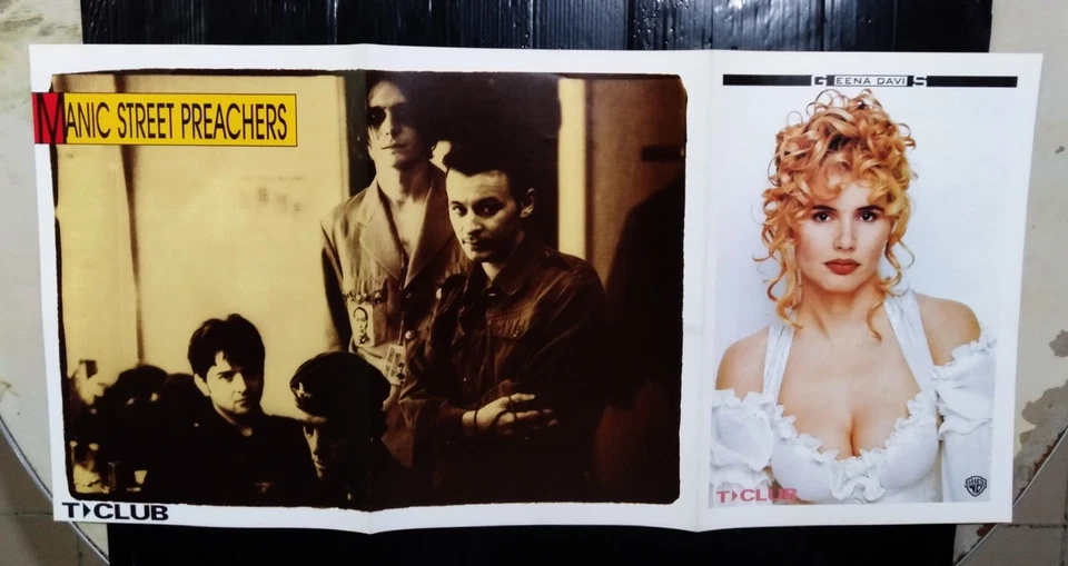 Bon Jovi Manic Street Preachers Geena Davis De Colección Tailandia ¡SOLO 1 PINUP RARO!! Foto 2 de 2