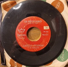 Carlos Guzman - 45 7" Vestida de Blanco - Latin Tejano Chicano Tex Mex Rare