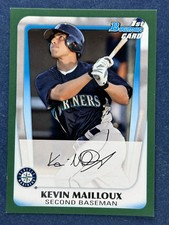 2011 Bowman Green #BP56 Kevin Mailloux Seattle Mariners /450