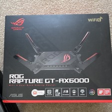 ASUS ROG Rapture GT-AX6000 AX6000 WiFi 6 Dual-Band Gaming Router 2.5G