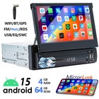 4G+64G Autoradio Android 15 1 DIN 7 Zoll Carplay GPS Navi WIFI FM RDS Bluetooth
