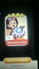 Whimsical Cake 4 STAR STICKER AVAILABLE HARRY POTTER ALBUM
