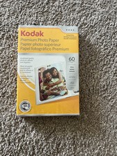 Kodak Premium Photo Paper - Gloss, 4" x 6" Paper, 60 sheets, Sealed Box