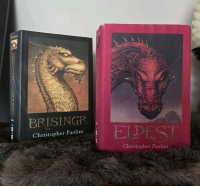 Brisingr & Eldest Inheritance Series Christopher Paolini 1st Ed. Hardcover 