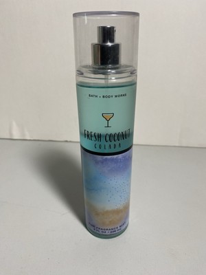 Bath & Body Works FRESH COCONUT COLADA Fine Fragrance Body Mist 8 oz   