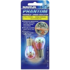 Narva Globes Tail Light/Indicator 12V 21W Amber 2 Pack 47385BL