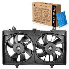 Philtop Engine Cooling Radiator Fan Assembly For Select Nis-San Sentra Models