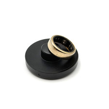 Oura Ring Gen 3 Horizon - Titanium - Size 09 - Gold - HEAVILY SCRATCHED