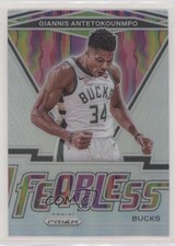 2020-21 Panini Prizm Fearless Silver Prizm Giannis Antetokounmpo #15 00jz
