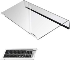 Computer Keyboard Stand Acrylic Keyboard Tray with Rubber Strip Ticker Acryl